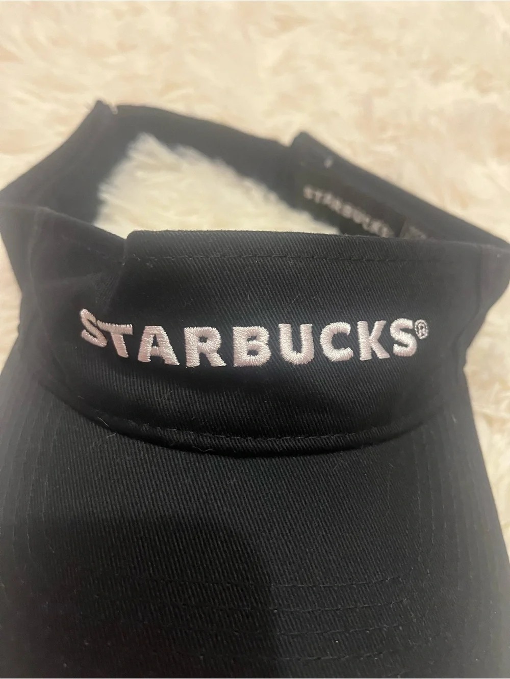 Starbucks Black Visor Adjustable Hat Barista